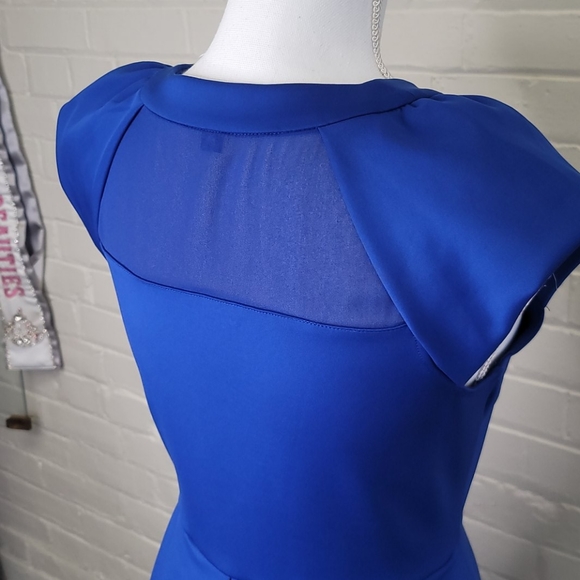 Cynthia Rowley Royal Blue Dress Size L - Picture 8 of 10